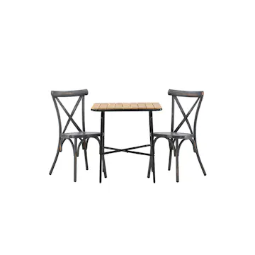 Cafégruppe Venture Home Holmbeck Bord med 2 Tablas Stoler