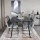 Spisegruppe Venture Home Dipp med 6 Muce Stoler