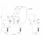 Dusj- og Badekarbatteri Burlington CL15 Birkenhead