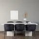 Spisegruppe Venture Home Olga med 6 Selma Stoler