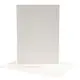 Brevkort Creativ Company Råvit KortStr 12,5x17,5 cm KonvStr 14x19 cm 10 sett/1 Pk