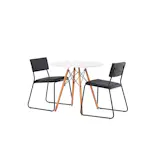 Spisegruppe Venture Home Danburi Ø 60 cm med 2 Kenth Stoler