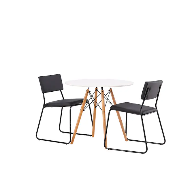 Spisegruppe Venture Home Danburi Ø 60 cm med 2 Kenth Stoler