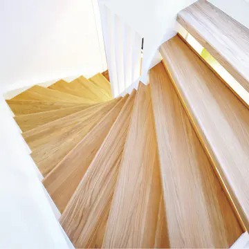 Trappefornyer Lundbergs Premium Ubehandlet Eik Enkeltrinn