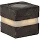Solcelledekorasjon Star Trading Stone Cube 8 cm MørkeGrønn