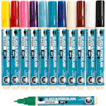Glass- og Porselenstusj Creativ Company Strek 2-4 mm Dekkende 12 Stk/1 Pk