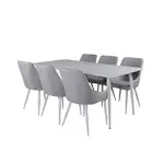 Spisegruppe Venture Home Polar med 6 Plaza Stoler