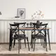Spisegruppe Venture Home Tempe med 4 Crosett Stoler