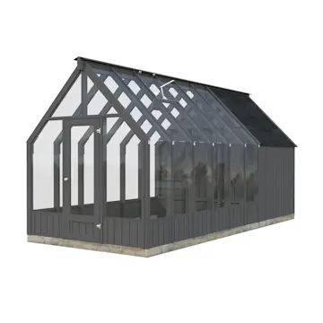 Drivhus Palmako Emilia 13,1 m² (inv. 8,2+4,0 m²)