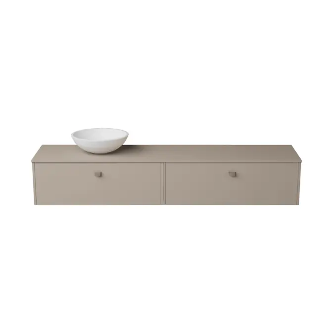 Servantskap FOSSBAD New Block B180 for Benkeplate og Servant