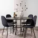 Spisegruppe Venture Home Copenhagen med 4 Polar Stoler