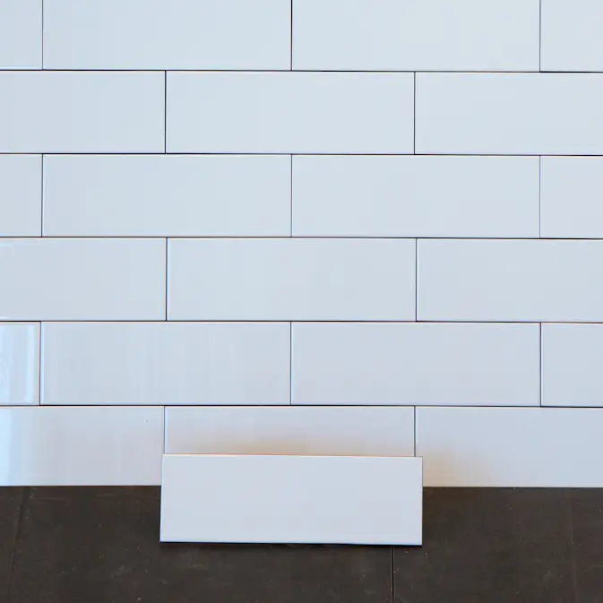 Flis Arredo Polar Blank Hvit 10x30 cm