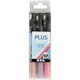 Tusj Creativ Company Plus Color Ass Farger Strek 1-2 mm 3 Stk/1 Pk