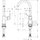 Tvättställsblandare Hansgrohe Talis 210