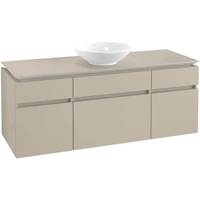 Tvättställsskåp Villeroy & Boch Legato med 5 Lådor för Ytmonterat Tvättställ från Övriga V&B Serier