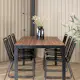 Spisegruppe Venture Home Bois med 6 Levi Stoler