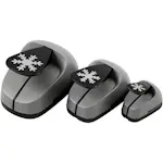 Stansejernsett Creativ Company Lag på Lag Snøkrystaller 3-Pk