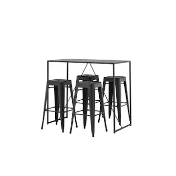 Spisegruppe Venture Home Brea med 4 Tempe Stoler