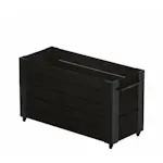 Blomsterkasse PLUS Cubic med Hjul 50 x 120 x 70