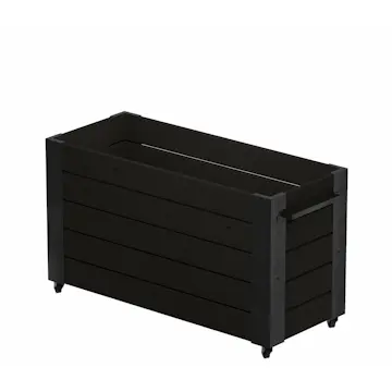 Blomsterkasse PLUS Cubic med Hjul 50 x 120 x 70