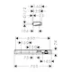 Dusjbatteri Hansgrohe ShowerTablet Select 700 for 2 Funksjoner