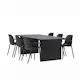 Spisegruppe Venture Home Vail med 6 Baltimore Stoler