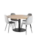 Spisegruppe Venture Home Cornelia med 4 Pobbie Stoler