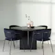 Spisegruppe Venture Home Matilda med 4 Selma Stoler