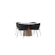 Spisegruppe Venture Home Lanzo med 4 Selma Stoler