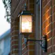 Vegglampe Gnosjö Konstsmide Milano Opp E27 Sort/sølv
