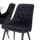 Spisegruppe Venture Home Dipp med 6 Velvet Deluxe Fløyel Stoler