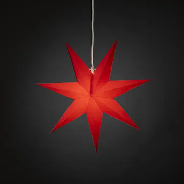 Adventsstjerne Gnosjö Konstsmide Rød 60 cm