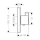 Inbyggingstermostat Hansgrohe ShowerSelect Highflow