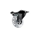 Møbelhjul Habo 4107 med Brems 75 mm