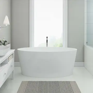Badkar Bathlife Blund Gjutmarmor 1600 Vit