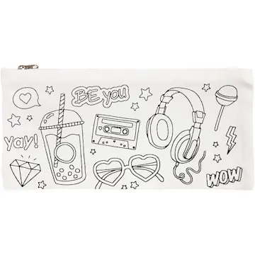 Pennal Creativ Company Party Str 11x23 cm Hvit 210 g 1 Stk