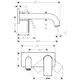 Servantbatteri Hansgrohe Vernis Shape for Innbygging