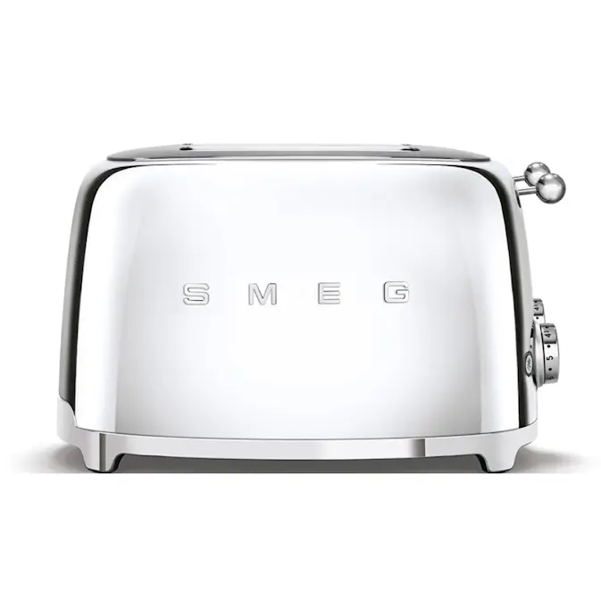Brødrister Smeg TSF03SSEU Retro Krom med Ekstra Brede Spor