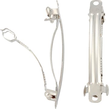 Hårspenne Creativ Company Forsølvet 6 cm 1 Pk