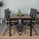 Spisegruppe Venture Home Berfin med 6 Perla Stoler