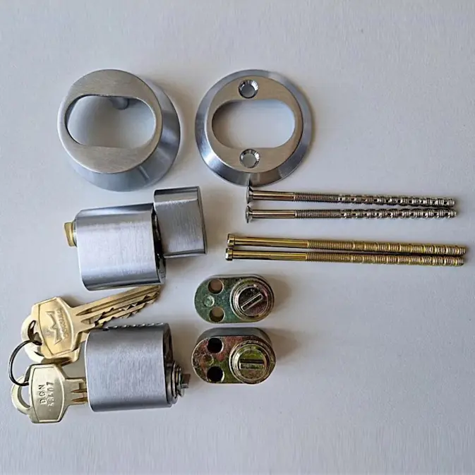 Sylindersett Tundøren 2545 Matt Krom