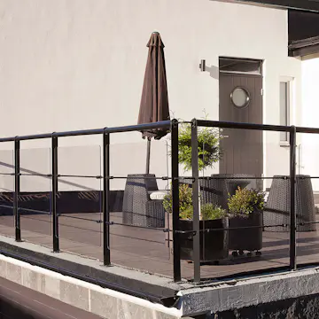 Glass Jabo Ekerö Verandagjerde