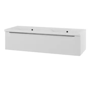 Servantskap Linn Bad Mari 120 cm 1 Skuff Dobbel