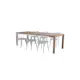 Spisegruppe Venture Home Shy med 6 Cornelia Spisestoler