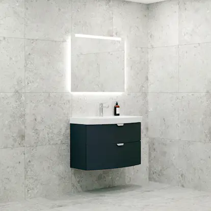 Möbelpaket Macro Design Heart Tvättställsskåp med Spegel