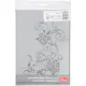 Sjablong Creativ Company Stensil Blomster A4 210x297 mm 1 stk