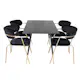 Spisegruppe Venture Home Dipp med 4 Arrow Stoler