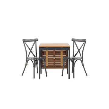 Cafégruppe Venture Home Diego Bord med 2 Tablas Stoler