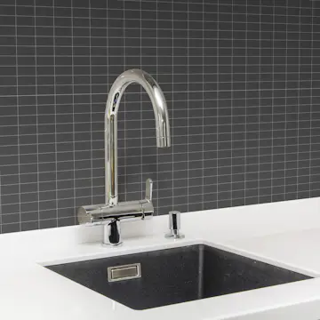 Klinkermosaik Arredo Ardesia Svart 2,3x4,8 cm