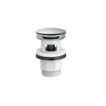 Bottenventil Hansgrohe Push-Open Krom